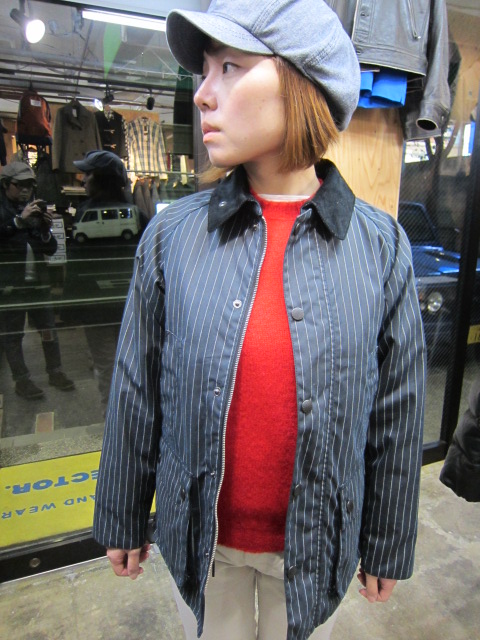 Barbour Slim Fit 限定BEDAIL JACKET (PIN STRIPE 仕様) 最高やね♪_d0152280_185553100.jpg
