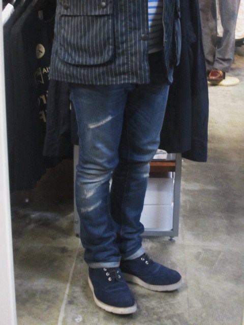Barbour Slim Fit 限定BEDAIL JACKET (PIN STRIPE 仕様) 最高やね♪_d0152280_18583823.jpg