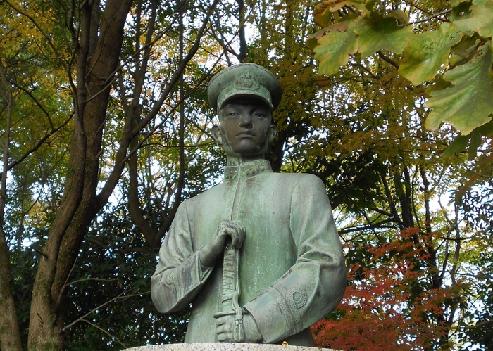 菊池神社　松尾中佐像_b0152027_071795.jpg