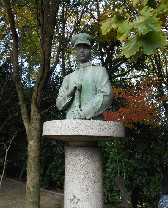 菊池神社　松尾中佐像_b0152027_08517.jpg