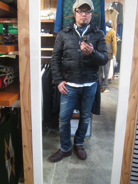 add ・・・ BLACK CAMO DOWN JKT & Wool PRINT FAR DOWN JKT!!_d0152280_1294937.jpg