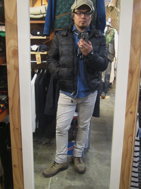 add ・・・ BLACK CAMO DOWN JKT & Wool PRINT FAR DOWN JKT!!_d0152280_20424857.jpg