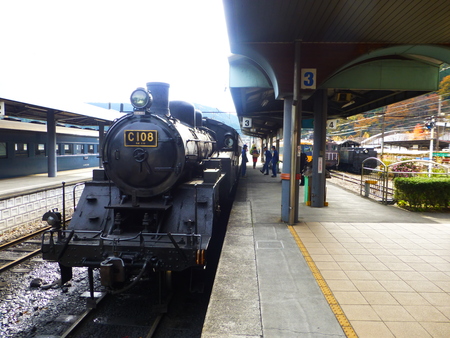 静岡県金谷シリーズ　　大井川鉄道を走るSLで沿線の紅葉を巡る_b0011584_12364744.jpg