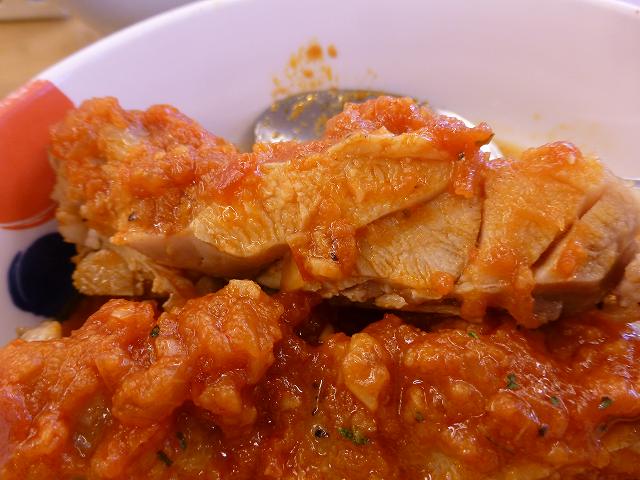 松屋のチキントマトガーリック定食 伊丹店_c0118393_11591134.jpg