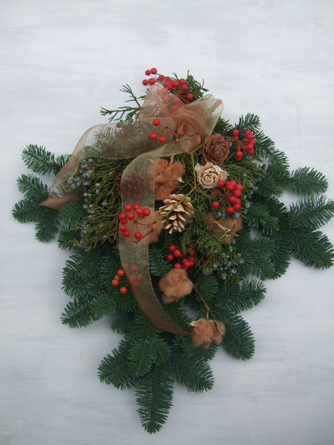 オークリーフ(クリスマスリース)_f0049672_1734428.jpg