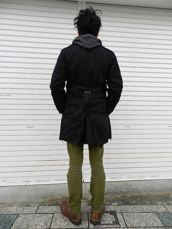 U.S. army cotton trench coat squat version snaps_f0226051_2129241.jpg