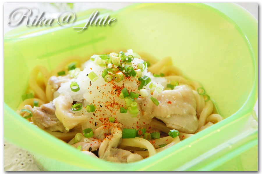 ふんわり鶏肉のみぞれうどん_c0103827_12404896.jpg