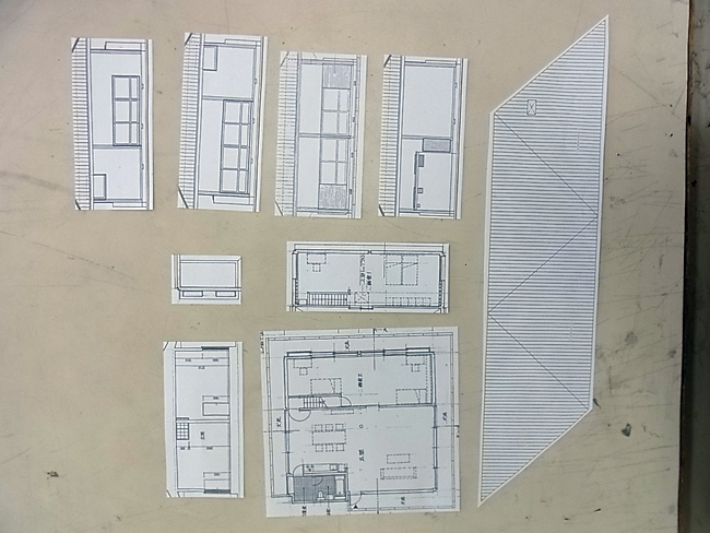 白の家の模型づくり 近藤岳志の建築設計日記