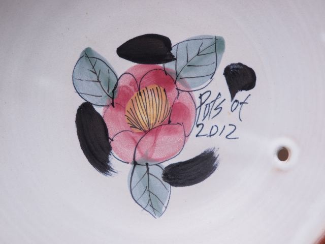 紅椿一輪、咲きました。折り返し…(堂前守人展から-9)_a0254818_15553718.jpg
