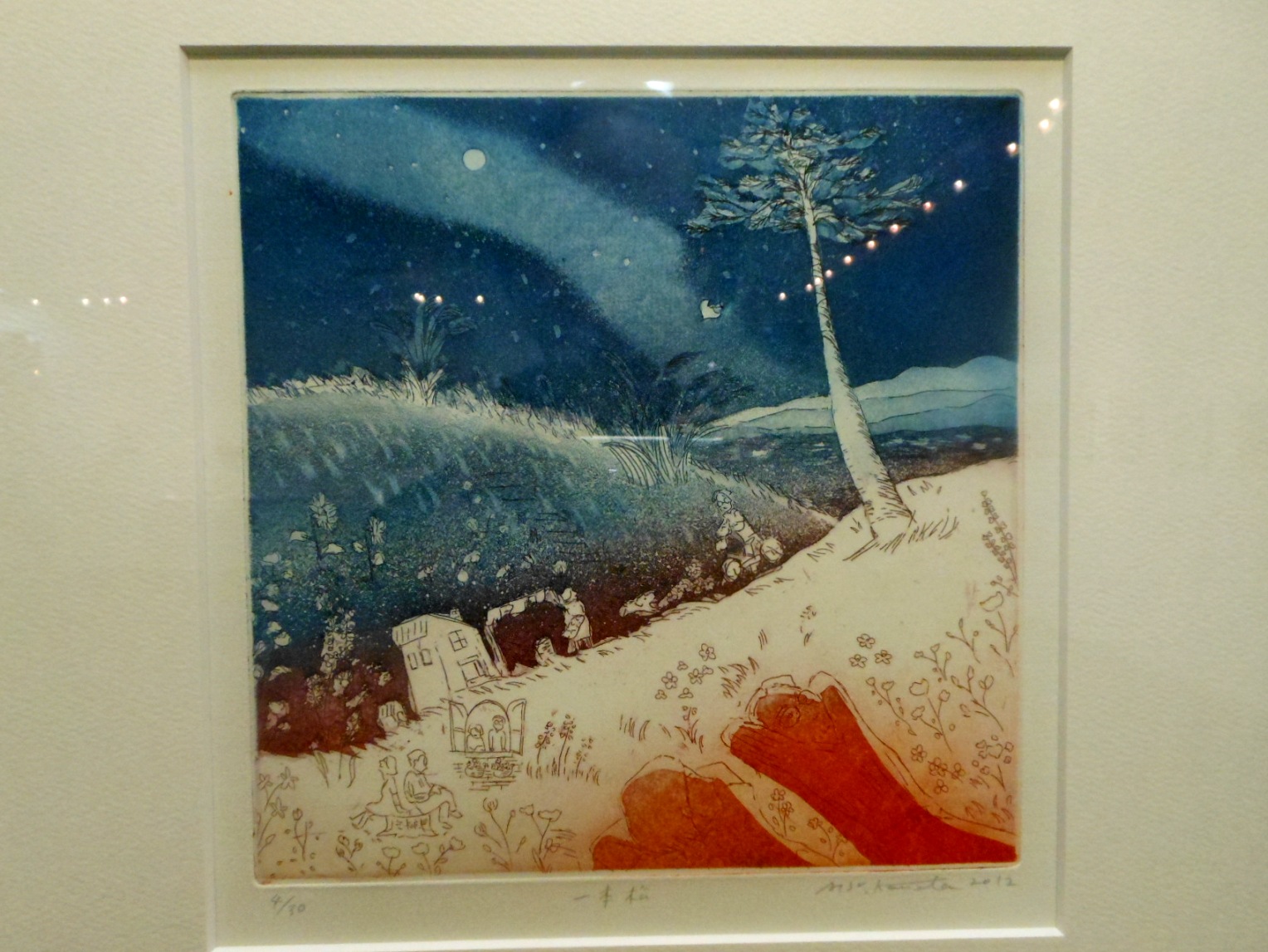 1910)②「彼方アツコ・関川敦子 二人のATSUKOの版画展 『In Harmony』」 道新g. 12月6日(木)~12月11日(火)_f0126829_10381943.jpg