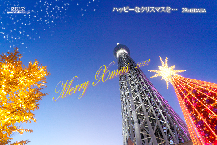 東京スカイツリー クリスマスカード 2012 _c0210599_2582096.jpg
