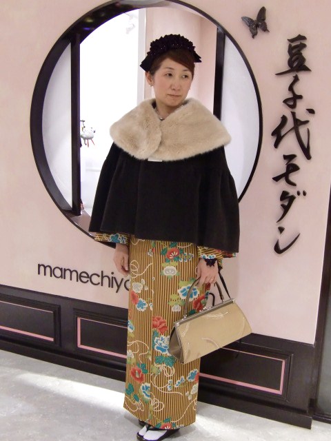 着物とお洋服のコートコーデ＊ : mamechiyo modern Blog