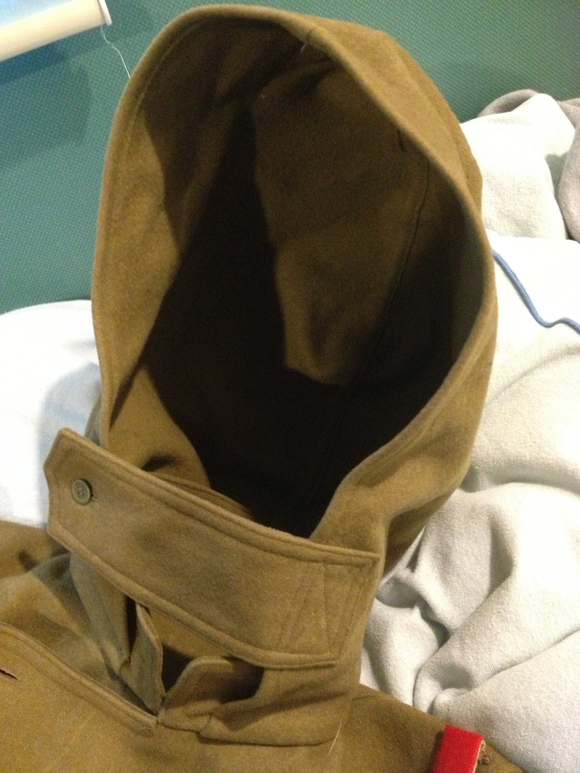 日本軍 陸軍下士官兵用 四五式 外套 コート 改造 陸軍中尉用 ☆