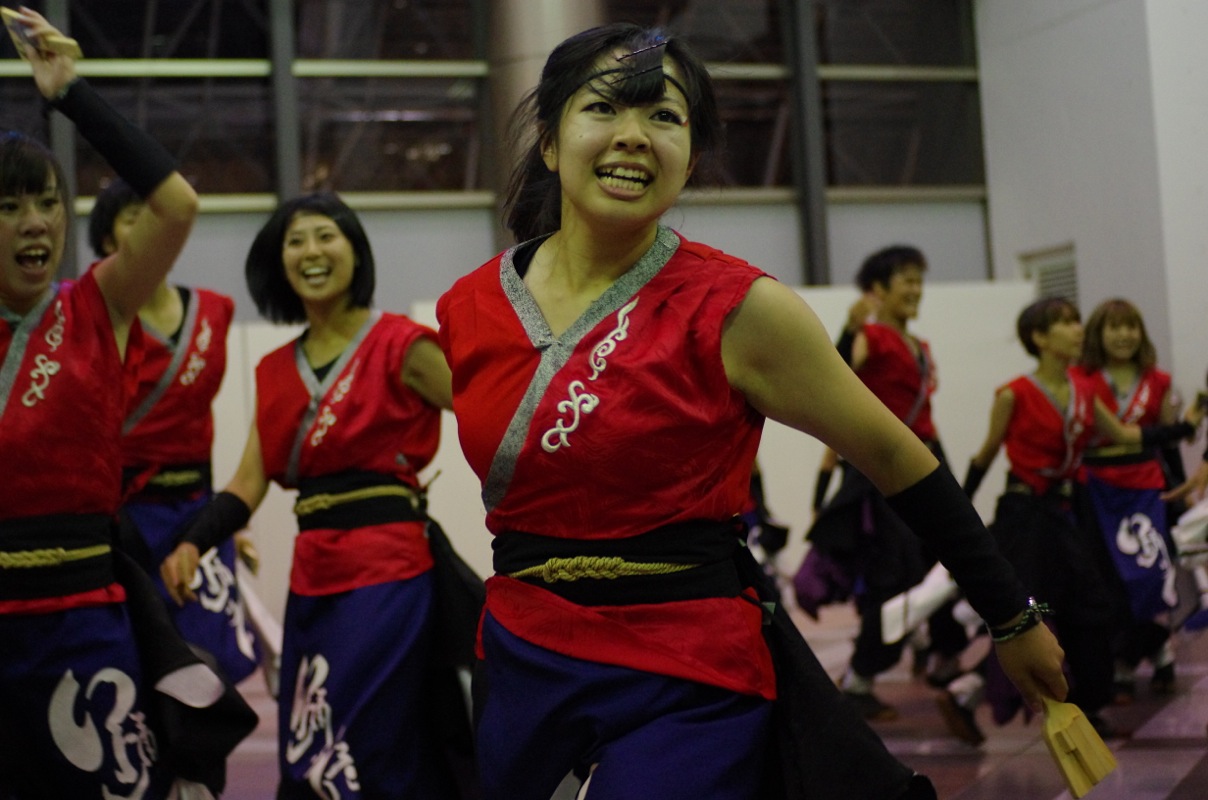 神戸よさこい２０１２本祭　１日目その４０（早稲田大学踊り侍）_a0009554_2249950.jpg