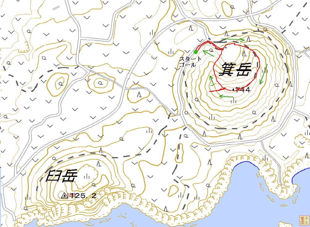 鬼岳・火ノ岳・箕岳（長崎県）315ｍ　315ｍ　144ｍ_f0212511_23462397.jpg