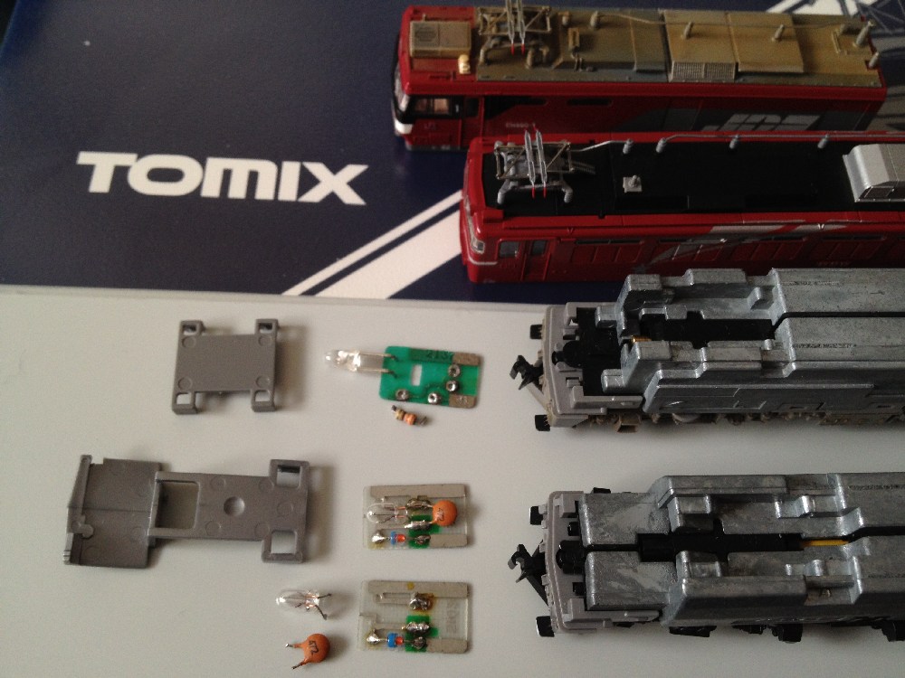 TOMIX EF81をLED換装する ～その1～ : エンゼル・エクスプレス
