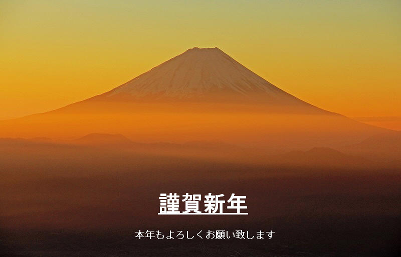 年賀状 13 富士山大好き 写真は最高