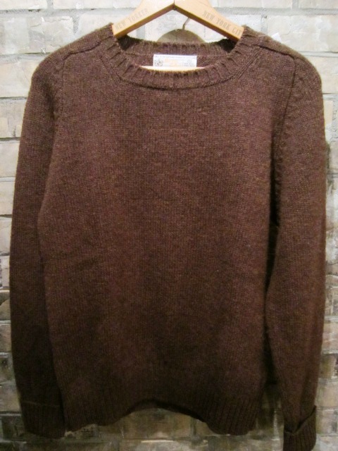 NORMAN TULLOCH \"SHETLAND CREW SWEATER\" 新色ご紹介_f0191324_9324486.jpg