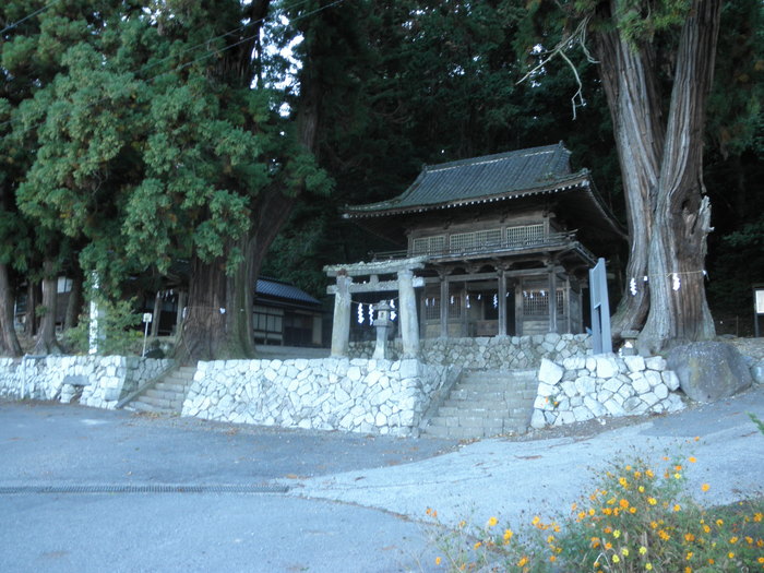 武田八幡神社 石鳥居 峡陽文庫