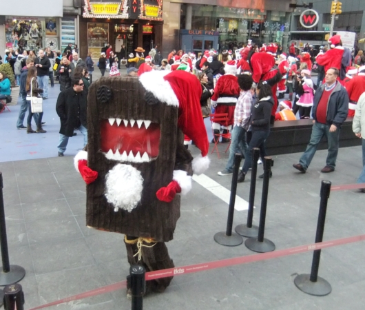 ニューヨークのサンタコンに地図初登場 SantaCon 2012_b0007805_10572148.jpg