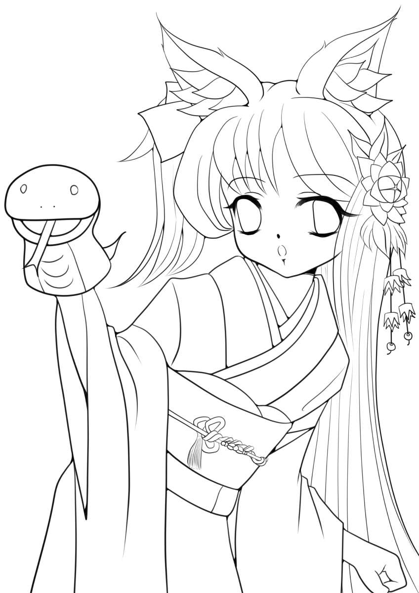 イラスト 線画完成 背景は半分程度 ヴァレッタの休日 まったり気分をあなたに イラスト 線画完成 背景は半分程度 ヴァレッタの休日 まったり気分をあなたに