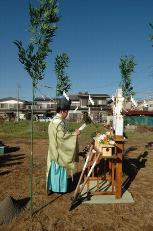 地鎮祭がありました。_a0059217_18281377.jpg