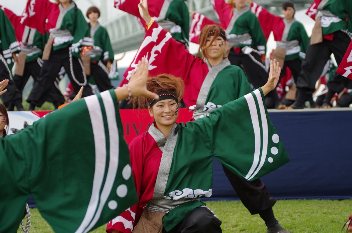 神戸よさこい２０１２本祭　２日目その２４（関西大学学生チーム漢舞）_a0009554_18573185.jpg