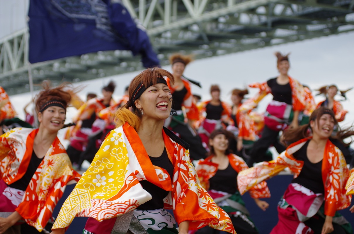 神戸よさこい２０１２本祭　２日目その２４（関西大学学生チーム漢舞）_a0009554_1962155.jpg