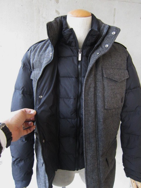 add ・・・ 好評のadd より最終入荷モデル、Wool MIX M-65 TYPE DOWN JACKET!★_d0152280_16111348.jpg