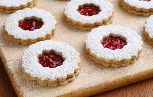 クリスマスの可愛いクッキー（Linzer）_e0264394_16202838.jpg