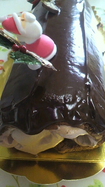 クリスマスケーキ第1号完成!!_a0113430_15124484.jpg