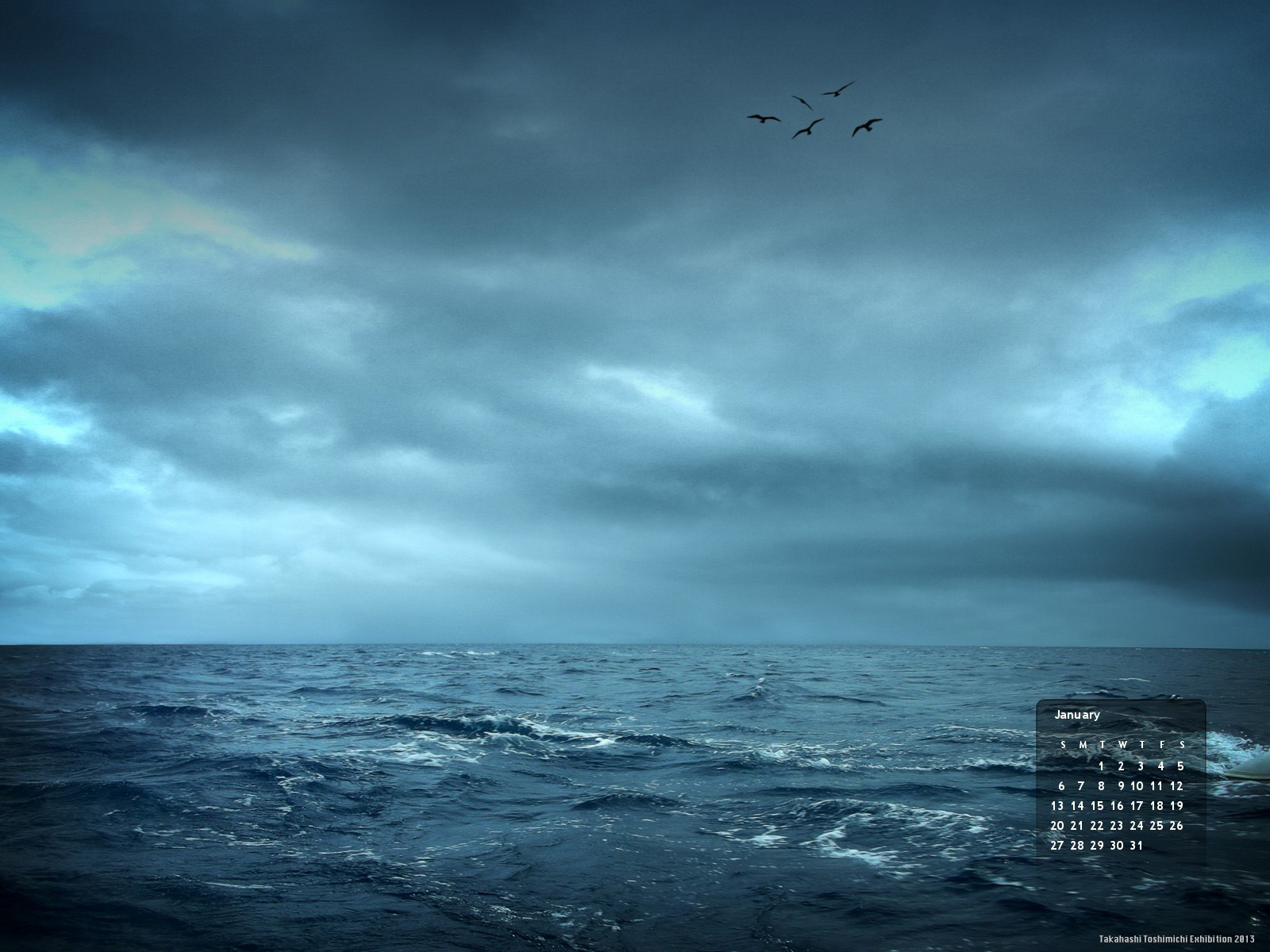 2164 「嵐の海へ - 壁紙 - wide特大1（1920×1200） Take Free