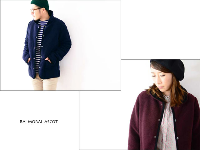 BALMORAL ASCOT [バルモラルアスコット] BOILED WOOL BROMPTON JACKET [EA2120AM] _f0051306_1283429.jpg