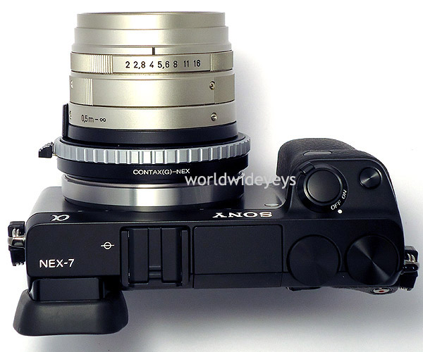 CONTAXコンタックスGレンズが使えるソニーNEX Eマウント CONTAXコンタックスGレンズが使えるソニーNEX Eマウント
