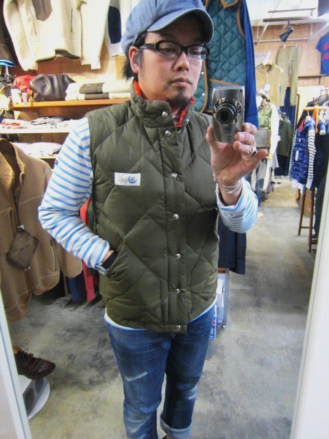 Crescent Down Works ・・・ 完全別注! HOODED QUILT DOWN JACKET!!_d0152280_20434897.jpg