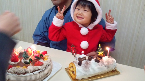 友善サンタはおチビちゃん(*^_^*)_a0200771_22471013.jpg