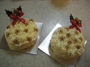 クリスマスケーキ完成&薬膳楽善お粥で胃腸養生_d0031682_7214272.jpg