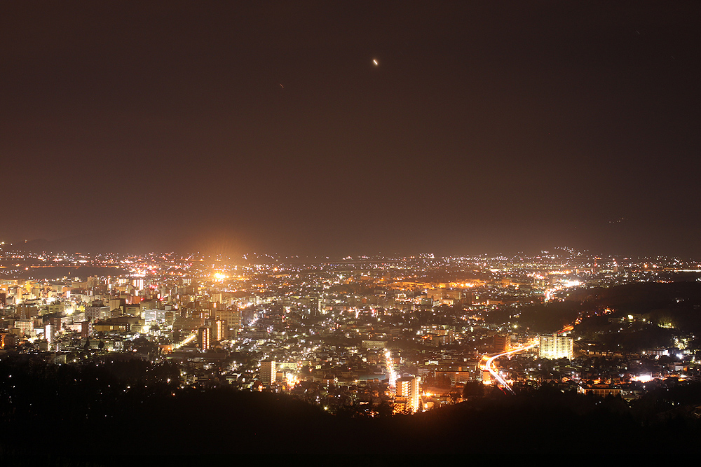 岩山からの夜景 盛岡写真館