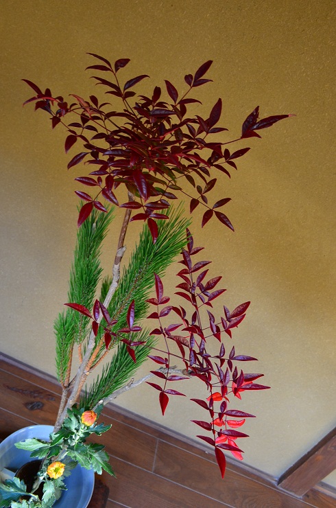 お正月のお生花_d0230676_1194745.jpg