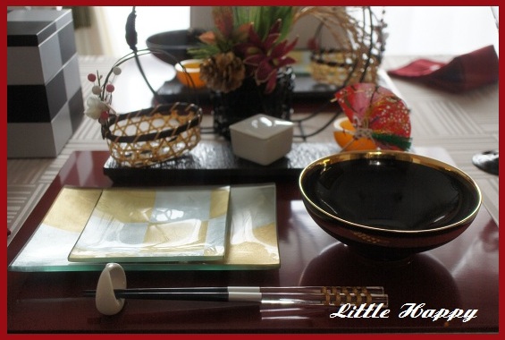 お正月テーブルコーディネート Little Happy お正月テーブルコーディネート Little Happy