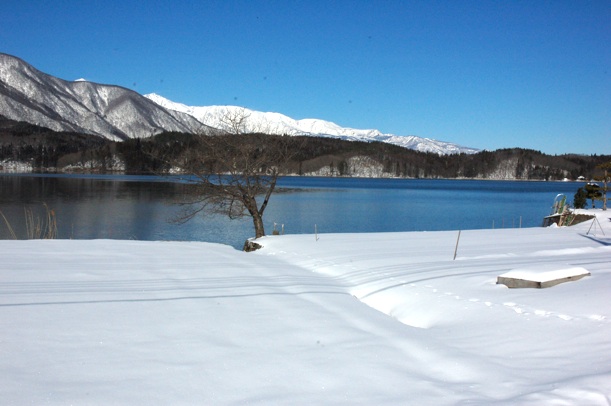 青木湖、白馬三山を眺める_c0002943_18223269.jpg