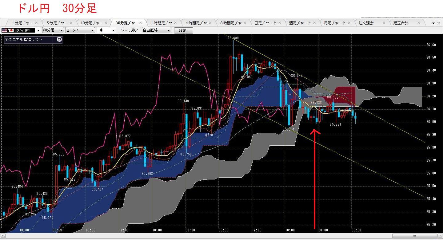 12月29日土曜日　ドル円86.13円で、売り_c0241996_15225055.jpg