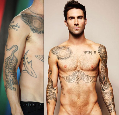 Maroon5のAdam Levine（アダム・レヴィーン）のタトゥー_e0295308_13214064.jpg