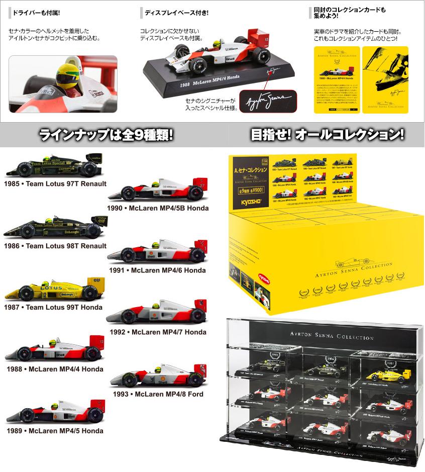 アイルトンセナ ミニカーコレクション