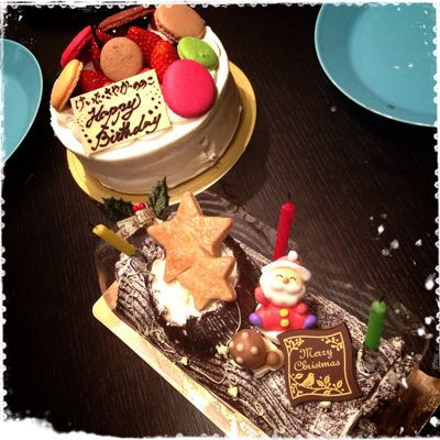 タコパでお祝い&メリークリスマス!_e0258469_623357.jpg