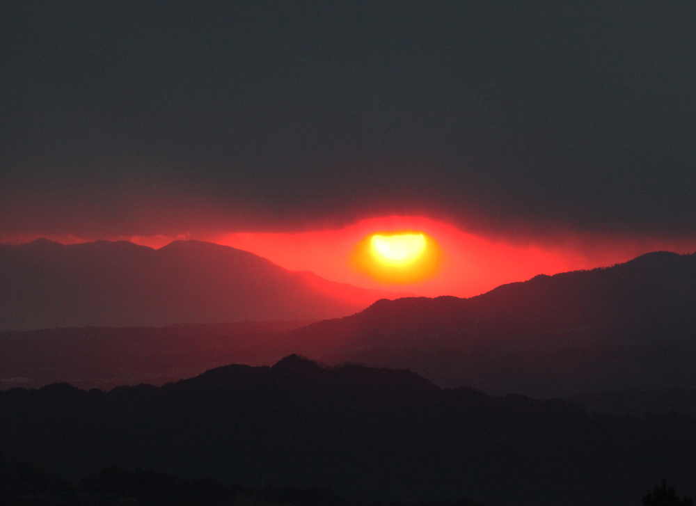 明日香　上畑　夕日_c0108146_23184841.jpg