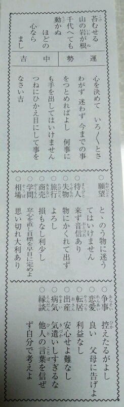 おみくじ中吉 実時間 What S Happens Now