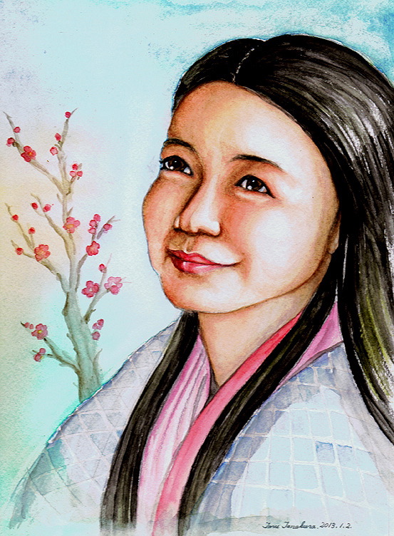 二階堂ふみ 建礼門院徳子 を描く 画家 棚倉 樽のアートギャラリー