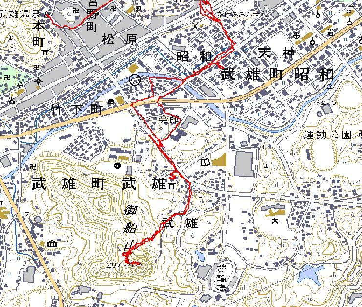 青春１８きっぷ⑭　　ＪＲ武雄温泉駅の低山を２座　御船山、柏岳_c0077338_18105355.jpg