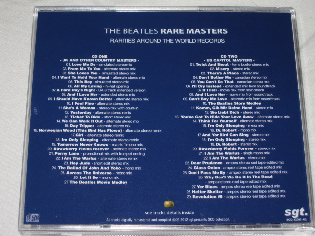 THE BEATLES /Rare Masters Rarities Around The World Records_b0042308_043137.jpg